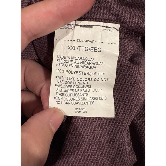 Under Armour Purple Men’s T-Shirt Size XXL 2X - Picture 8 of 8